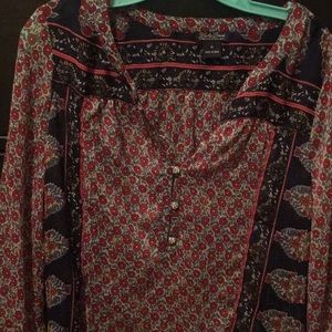 Lucky Brand bohemian blous